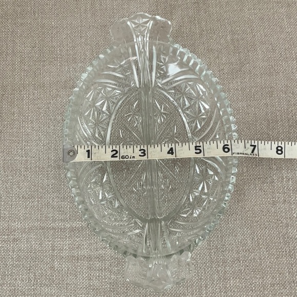 Anchor Hocking Clear Glass Divided Dish - Picture 3 of 6